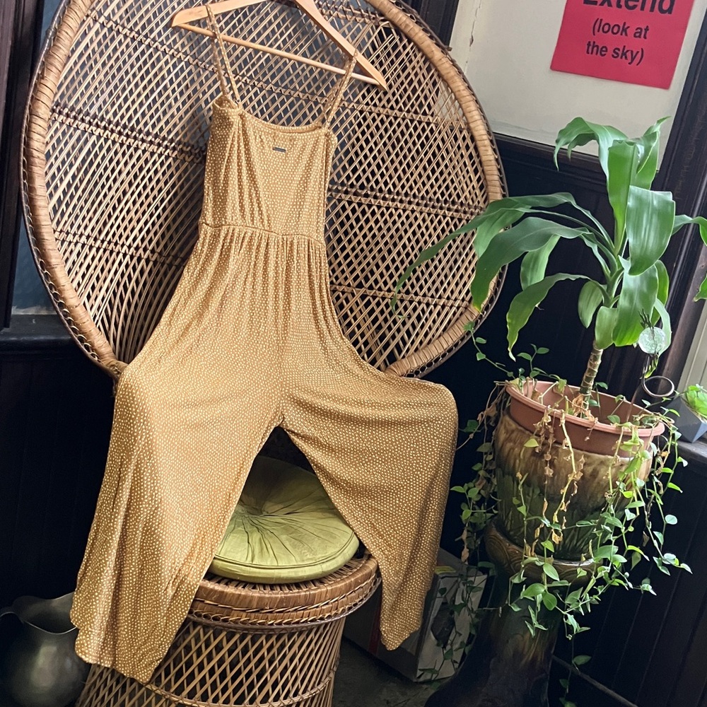 Billabong Mustard Yellow Jumpsuit